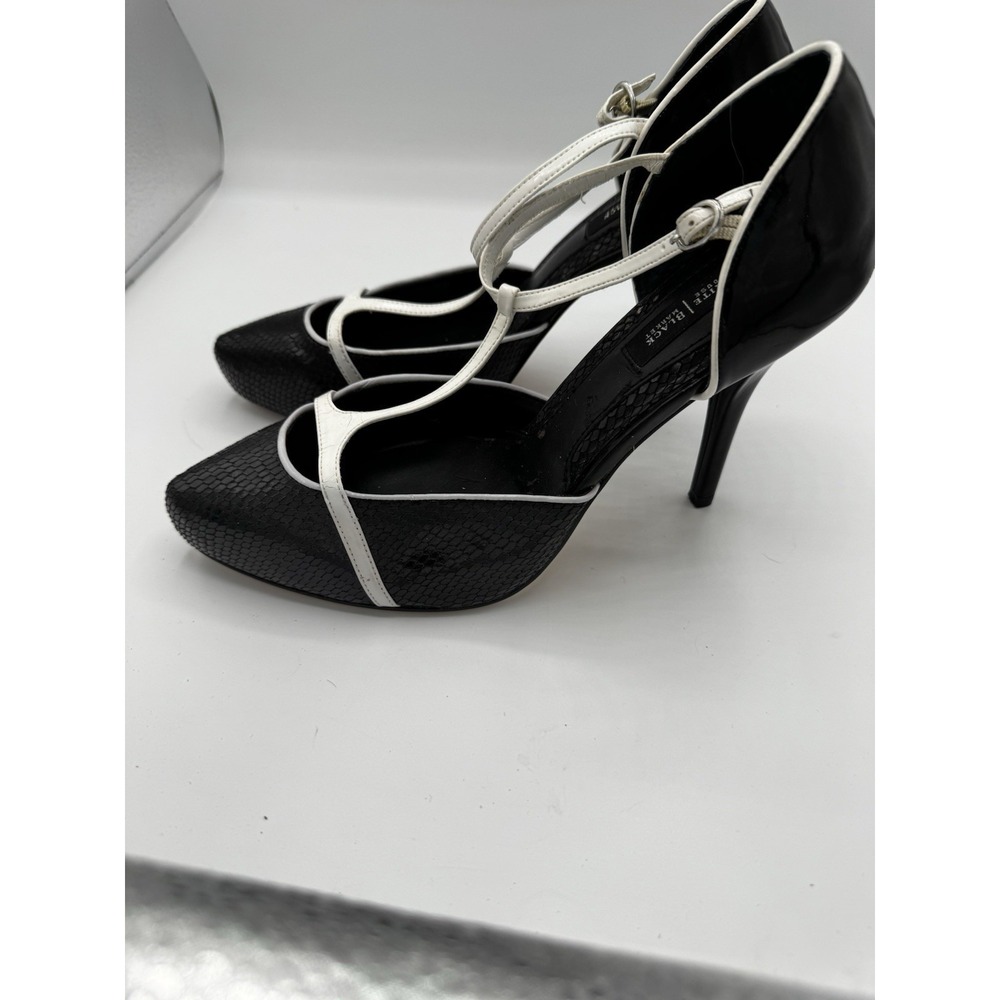 White House, Black Market, Stiletto Shoes 8.5 Leather Good Condition SB16